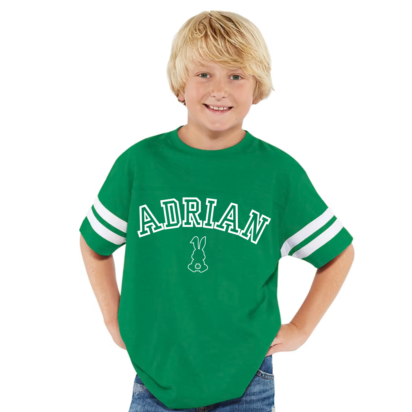 Personalized Easter Bunny Sports Tee