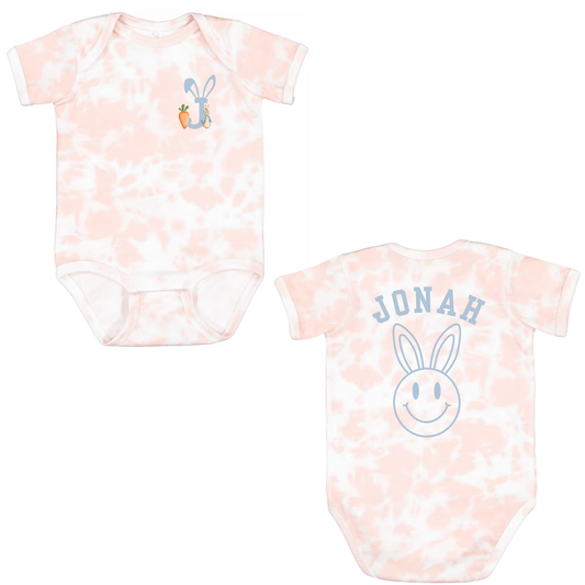 Personalized Easter Bunny Tie-Dye Shirt