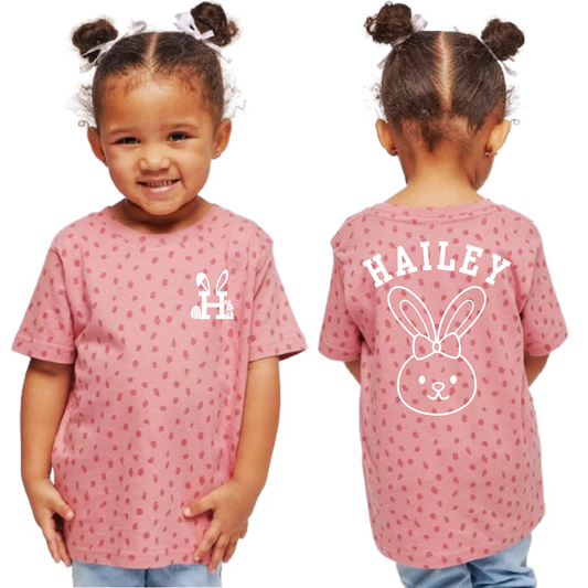 Personalized Easter Bunny Polka-dot Shirt