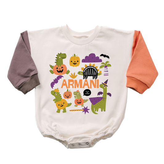 Personalized Halloween Dinosaurs Sweatshirt