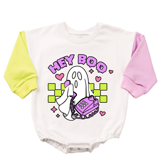 Hey Boo Ghost Calling Sweatshirt