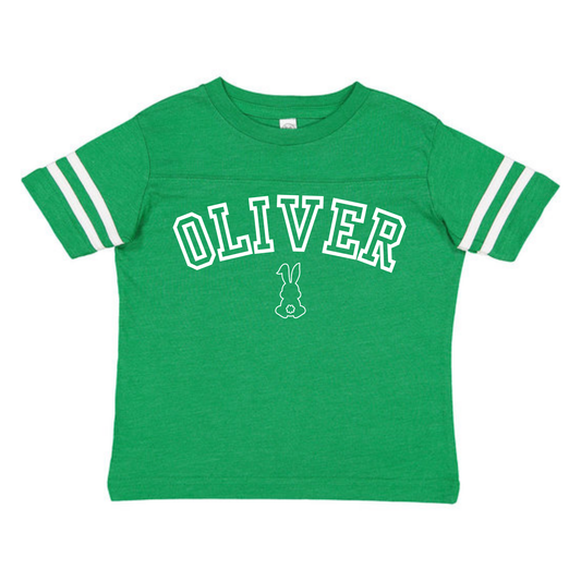 Personalized Easter Bunny Sports Tee