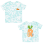 Personalized Easter Bunny Blue Tie-Dye Shirt