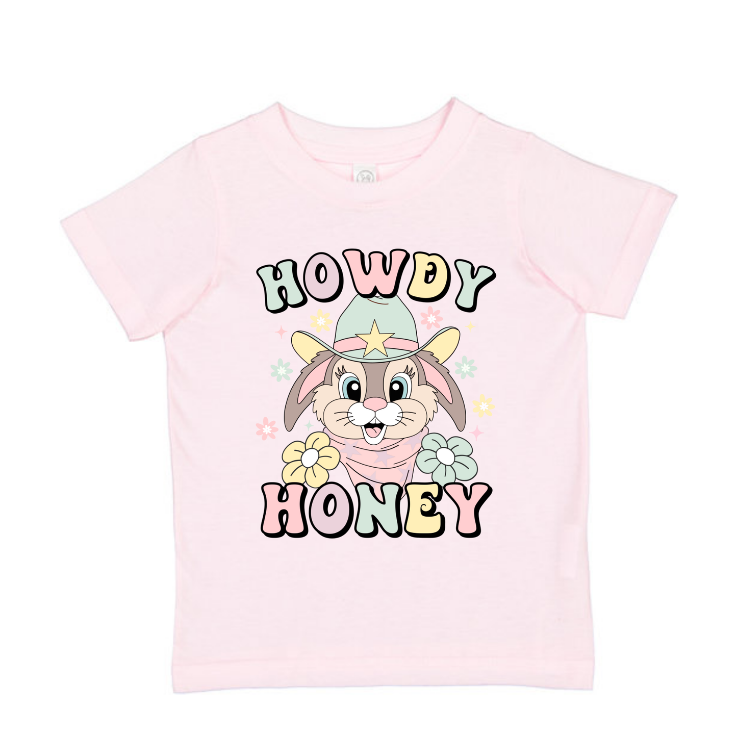 Girls "Howdy Bunny" Easter Shirt