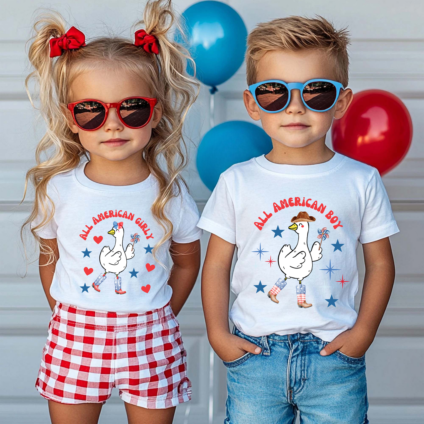 All American Girly Goose Shirt