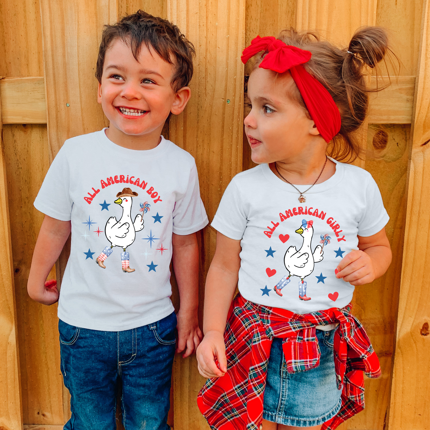 All American Boy Goose Shirt