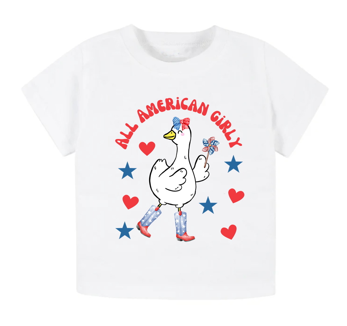 All American Girly Goose Shirt