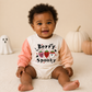 Berry Spooky Halloween Color Block Sweatshirt