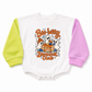 Boo Berry Halloween Color Block Sweatshirt