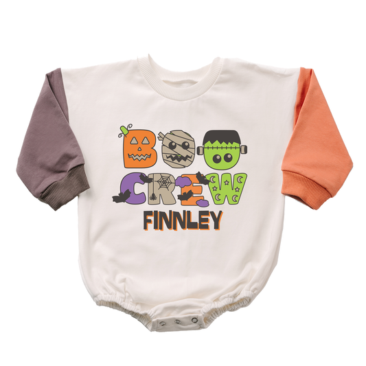 Spooky Boo Crew Name Sweatshirt