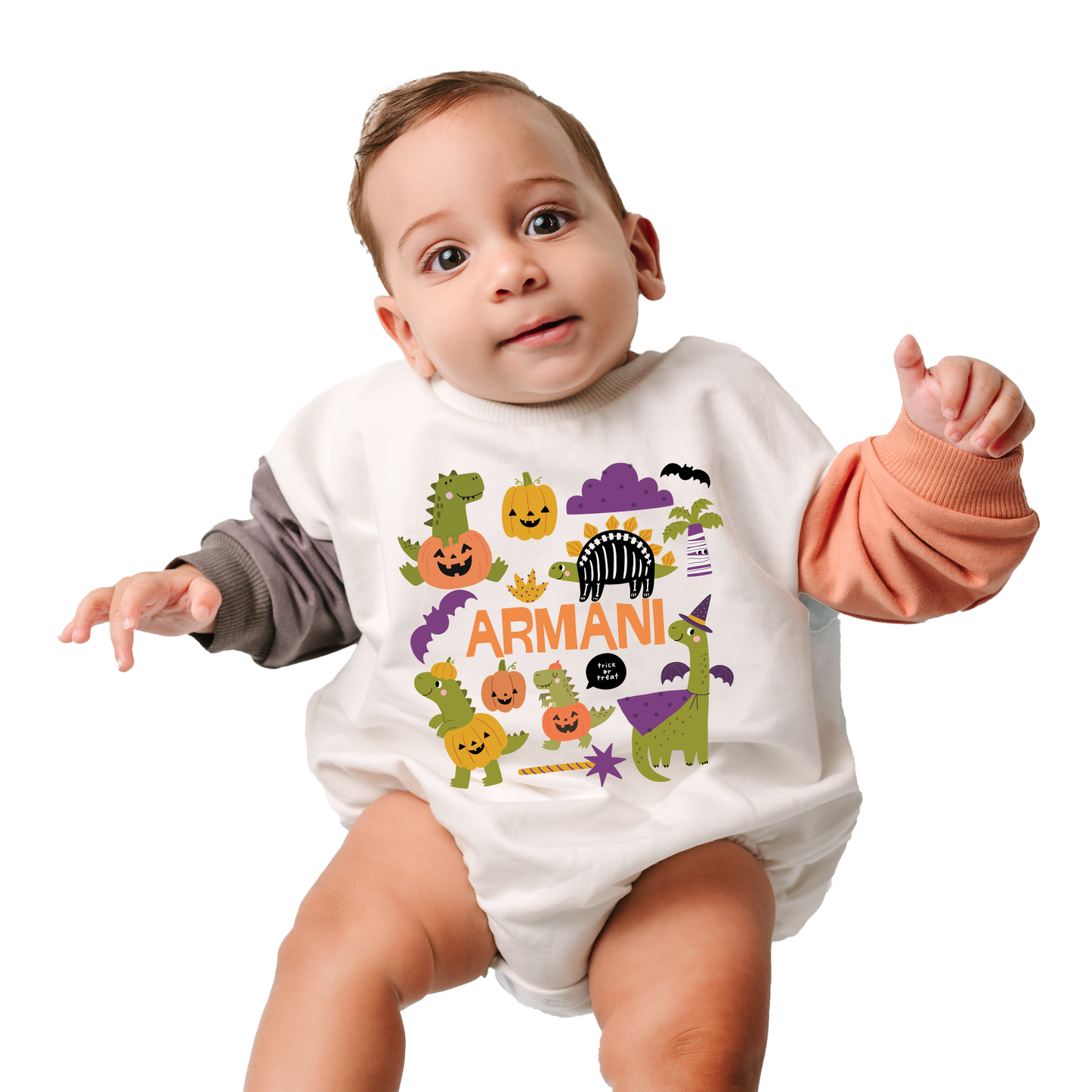 Personalized Halloween Dinosaurs Sweatshirt