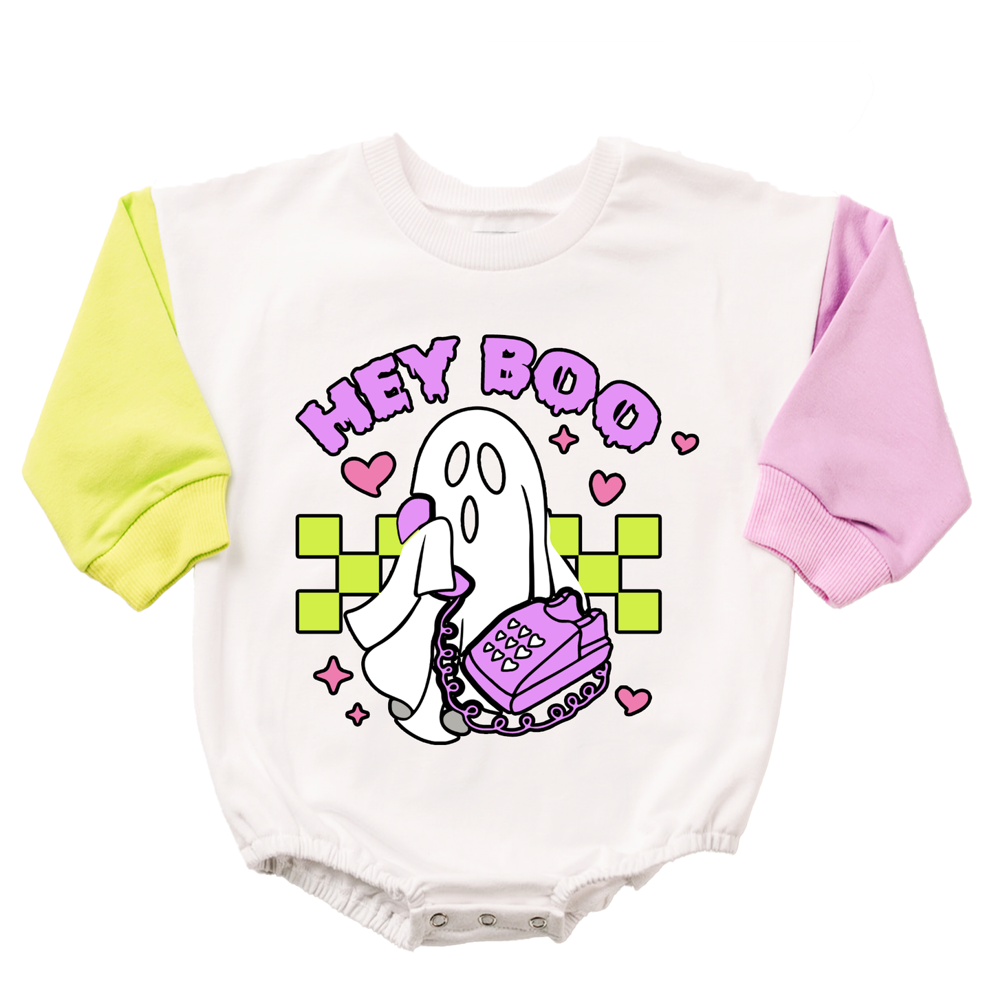 Hey Boo Ghost Calling Sweatshirt