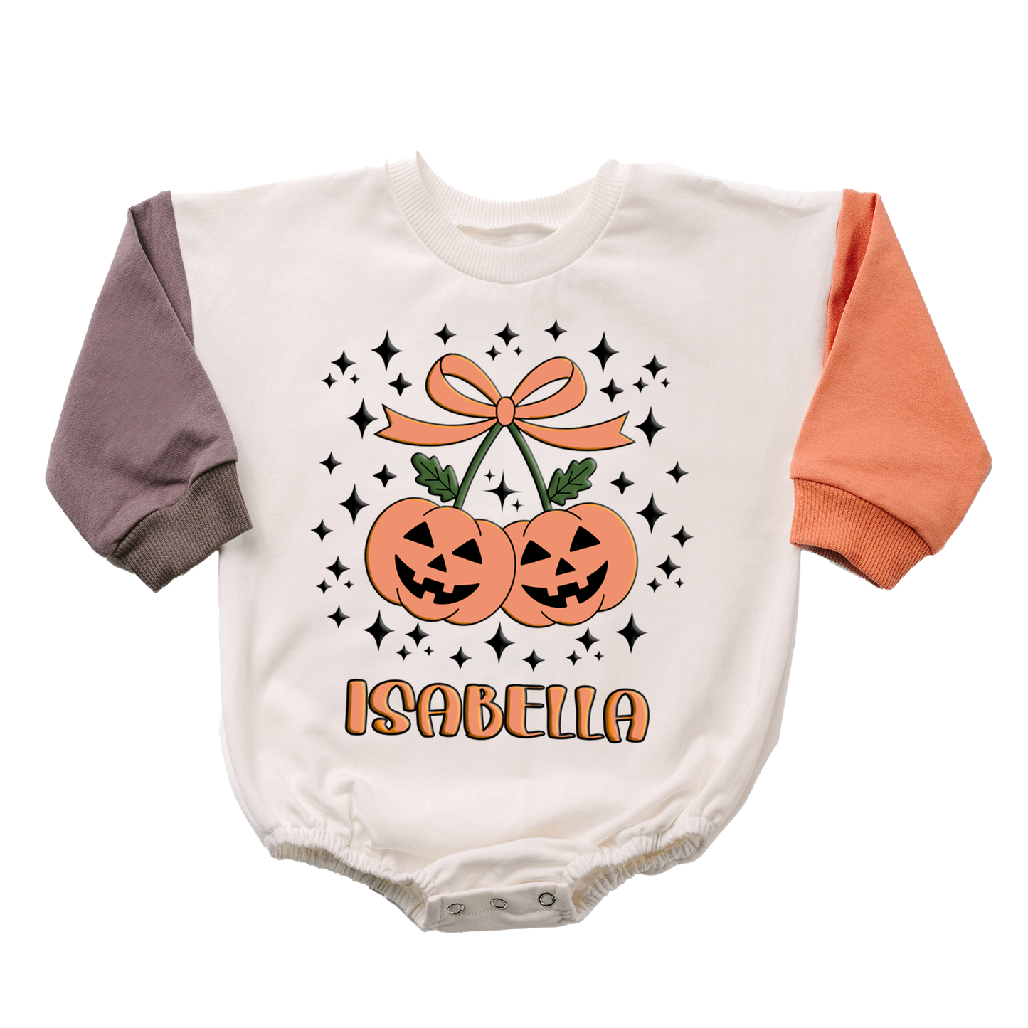Pumpkin Bow Personalized Sweatshirt