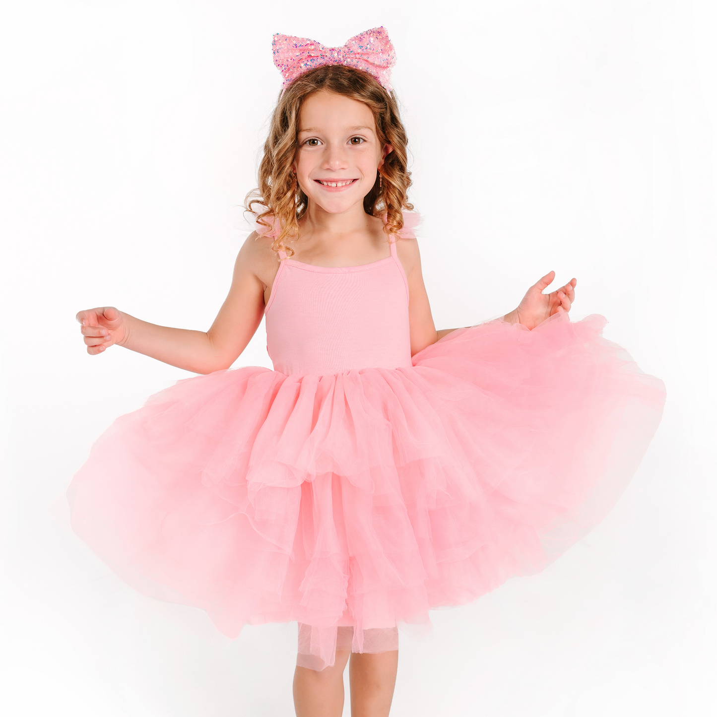 Pink Tutu Dress and headband