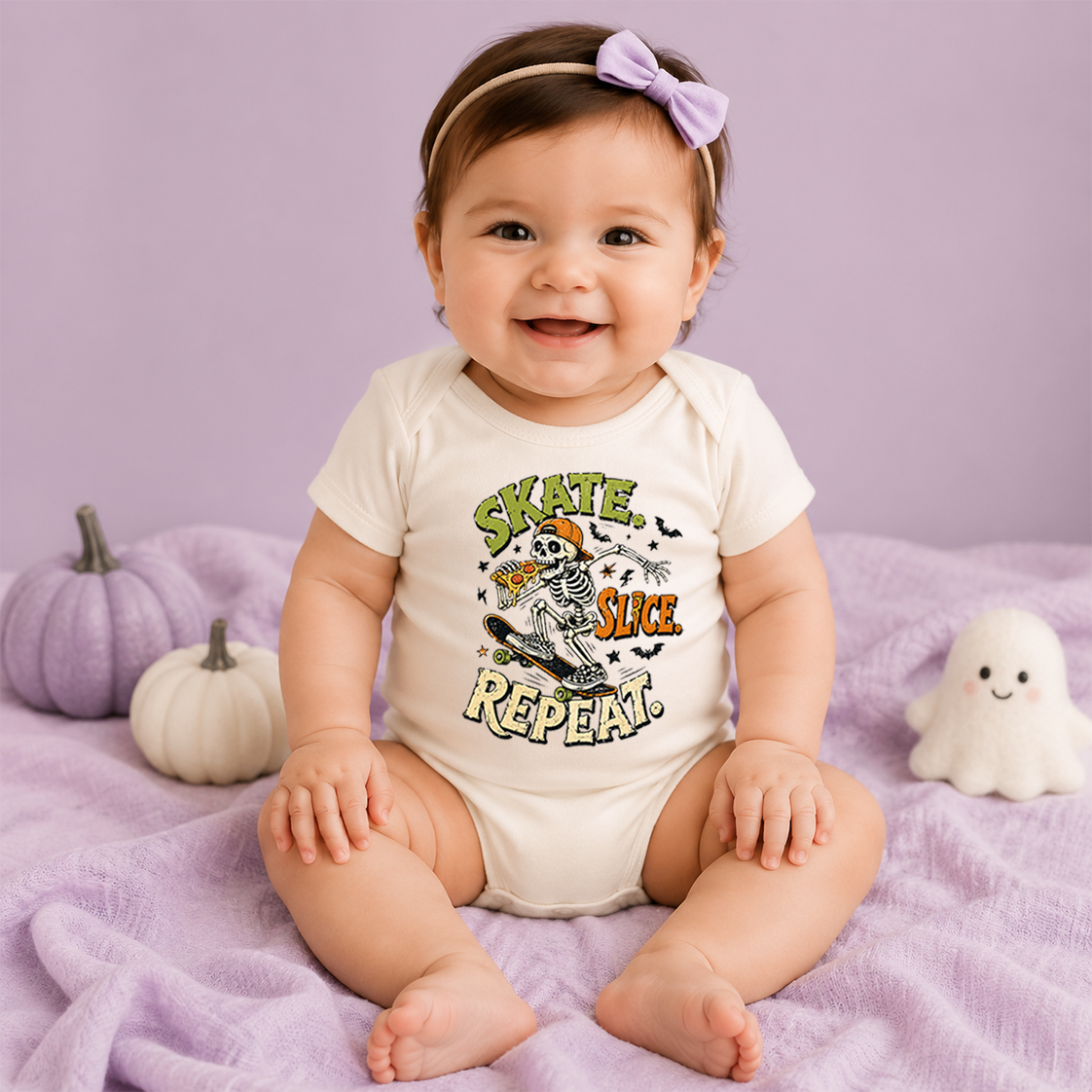 Skate Slice Repeat Halloween Tee