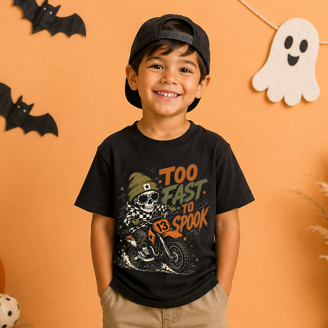 Too Fast To Spook Halloween Tee