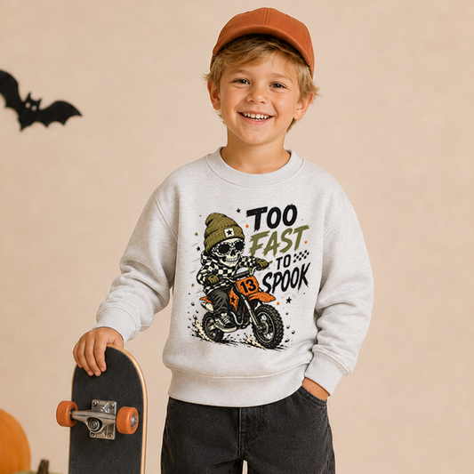 Too Fast To Spook Sweatshirt