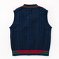 Navy sweater Vest