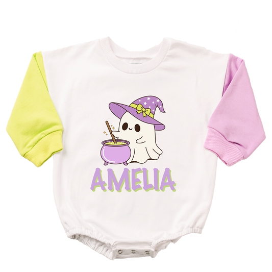 Personalized Witchy Ghost Sweatshirt
